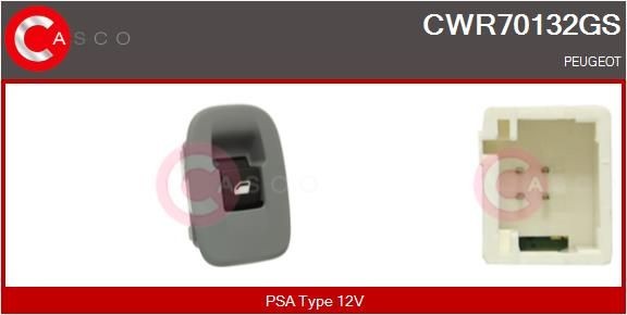 CASCO Bouton de lève-vitre CWR70132GS CASCO CWR70132GS Platine lève-vitre Peugeot 208 1ere Generation prix