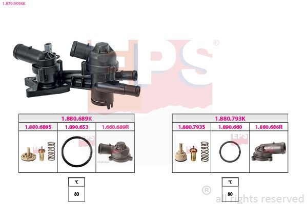 EPS Termostat, kylvätska 1.879.959KK 1.879.959KK EPS termostathus ISUZU TFR