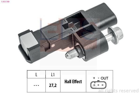 EPS Crankshaft sensor 1.953.789 PEUGEOT 106 EPS crankshaft sensor 1953789