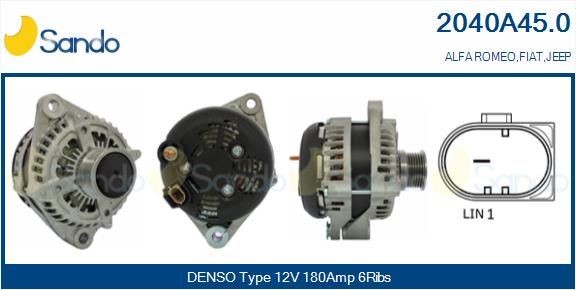 SANDO Dynamo / Alternator 2040A45.0 SANDO Dynamo JEEP 2040A45.0
