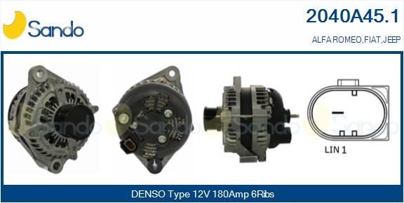 SANDO Dynamo / Alternator 2040A45.1 Dynamo SANDO JEEP 2040A45.1