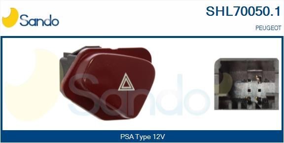 SANDO Διακόπτης φώτων έκτακτης ανάγκης SHL70050.1 SANDO SHL70050.1 Διακόπτης φώτων έκτακτης ανάγκης Expert I Van τιμες