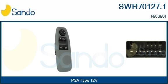 SANDO Bouton de lève-vitre SWR70127.1 SANDO SWR70127.1 Interrupteur de vitres électriques 208 3 Portes d'origine prix
