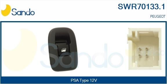 SANDO Bouton de lève-vitre SWR70133.1 SANDO SWR70133.1 d'origine Contacteur leve-vitre 208 3 Portes coût