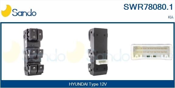 SANDO Διακόπτης, γρύλος παραθύρου SWR78080.1 Διακόπτης παραθύρου SANDO PICANTO SWR78080.1 φθηνά