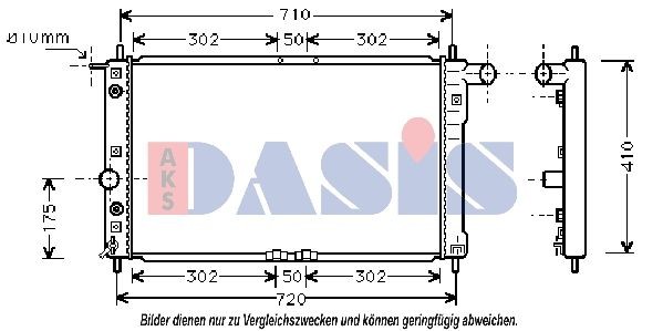 AKS DASIS Radiador, arrefecimento do motor 510011N AKS DASIS 510011N Radiador arrefecimento do motor Leganza Sedan (V100) preço