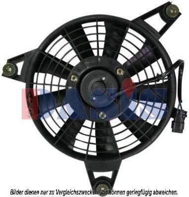 AKS DASIS Fan, A / C condenser 568032N AKS DASIS 568032N Hyundai Coupe RD blower, air conditioner replacement