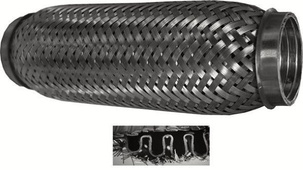 POLMO Tubo flexível, sistema de escape 00.45 00.45 Tubo flexível de escape POLMO PORSCHE PANAMERA