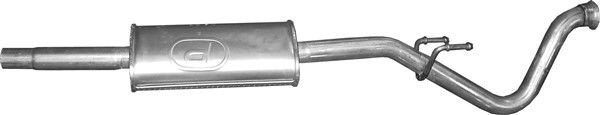 POLMO Uitlaat middendemper 04.37 04.37 Uitlaat middendemper POLMO PEUGEOT 607