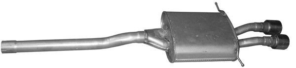 POLMO Bakre ljuddämpare 59.07 POLMO 59.07 Bakre ljuddämpare Mini Roadster R59 universal och sport