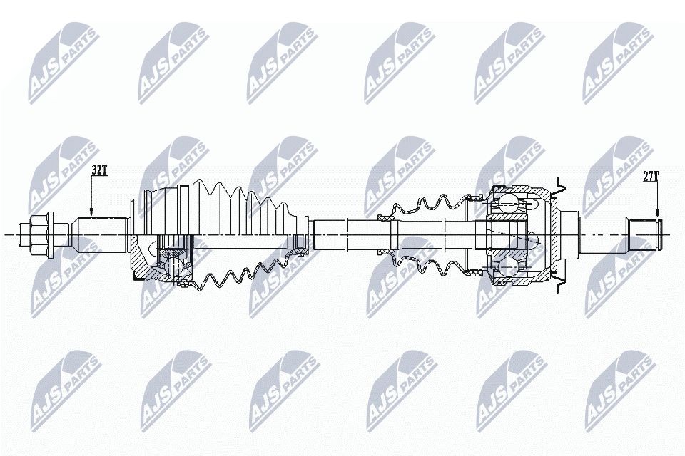 NTY Arbre de transmission NPW-CH-084 NTY NPW-CH-084 Cardan de transmission New Yorker Berline prix