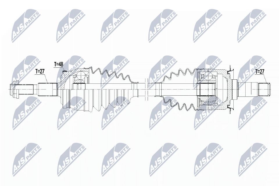 NTY Vetoakseli NPW-CH-088 Grand Voyager IV (RG, RS) vetoakseli NTY NPW-CH-088