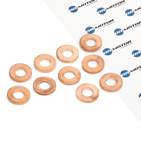 DR.MOTOR AUTOMOTIVE Seal Kit, injector nozzle DRMP28 DR.MOTOR AUTOMOTIVE DRMP28 Delta III (844) injector seals cost