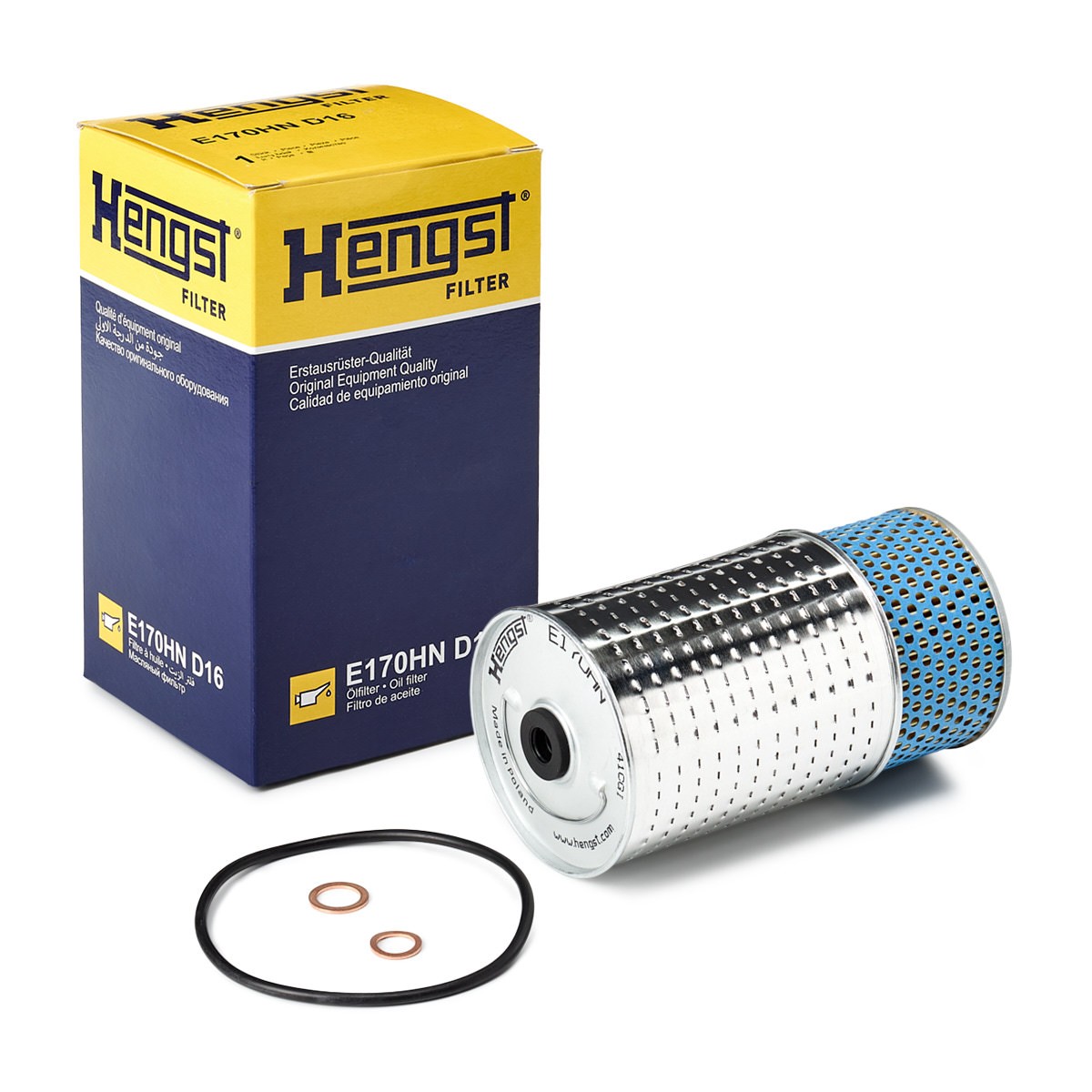 HENGST FILTER Öljynsuodatin E170HN D16 E170HN D16 HENGST FILTER Öljynsuodatin MERCEDES-BENZ HECKFLOSSE