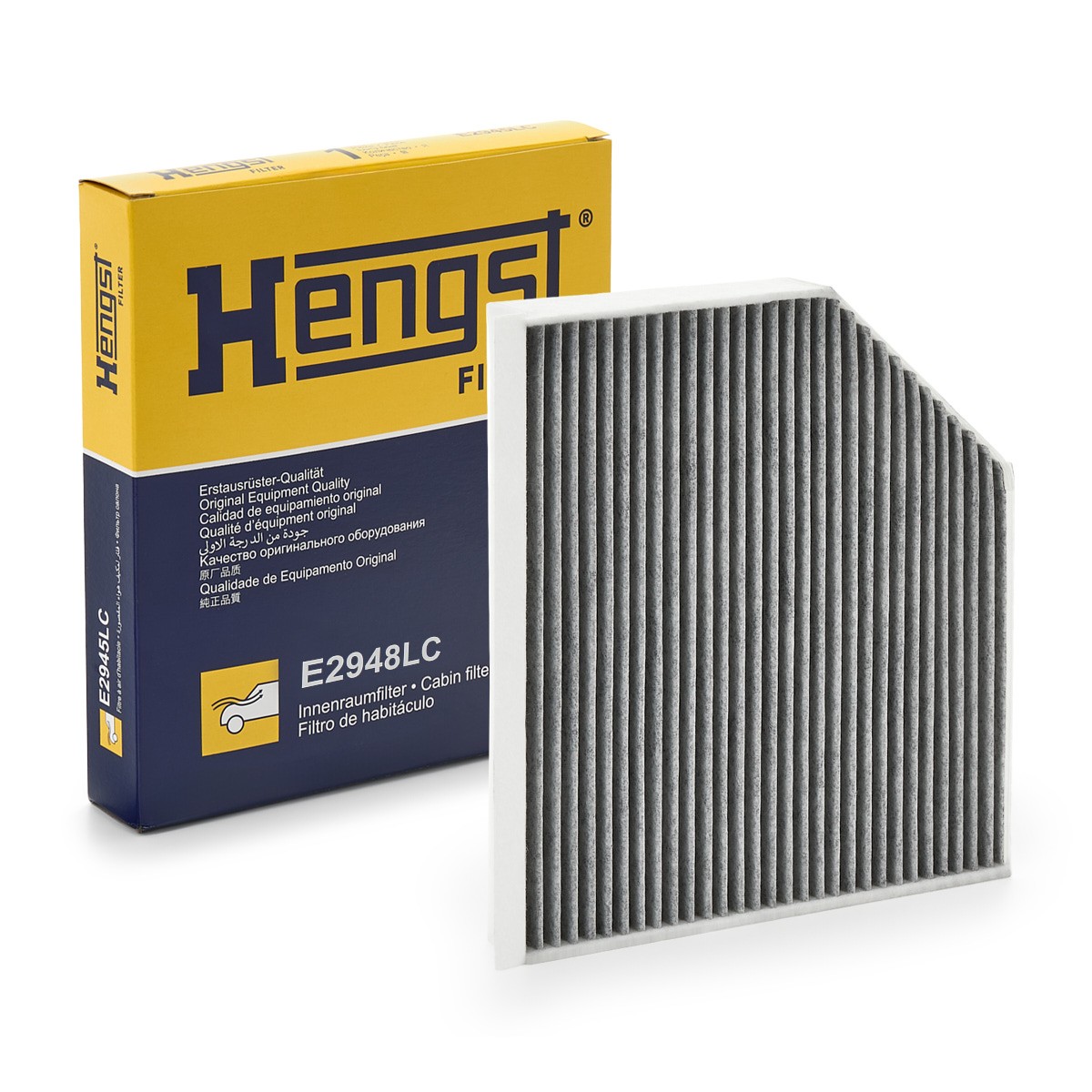 HENGST FILTER Φίλτρο, αέρας εσωτερικού χώρου E2948LC Φίλτρο καμπίνας Audi 8T3 E2948LC HENGST FILTER