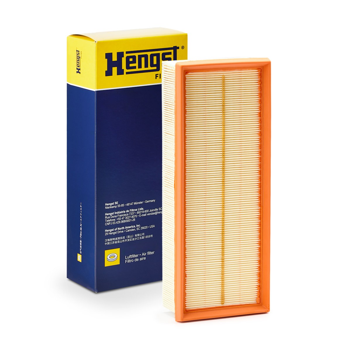 HENGST FILTER Luftfilter E488L pris Luftfilter Skoda 3T5 E488L HENGST FILTER