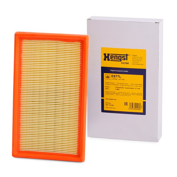 Filtro aria HENGST FILTER E877L HENGST FILTER E877L Filtro dell'aria Suzuki IGNIS 2022