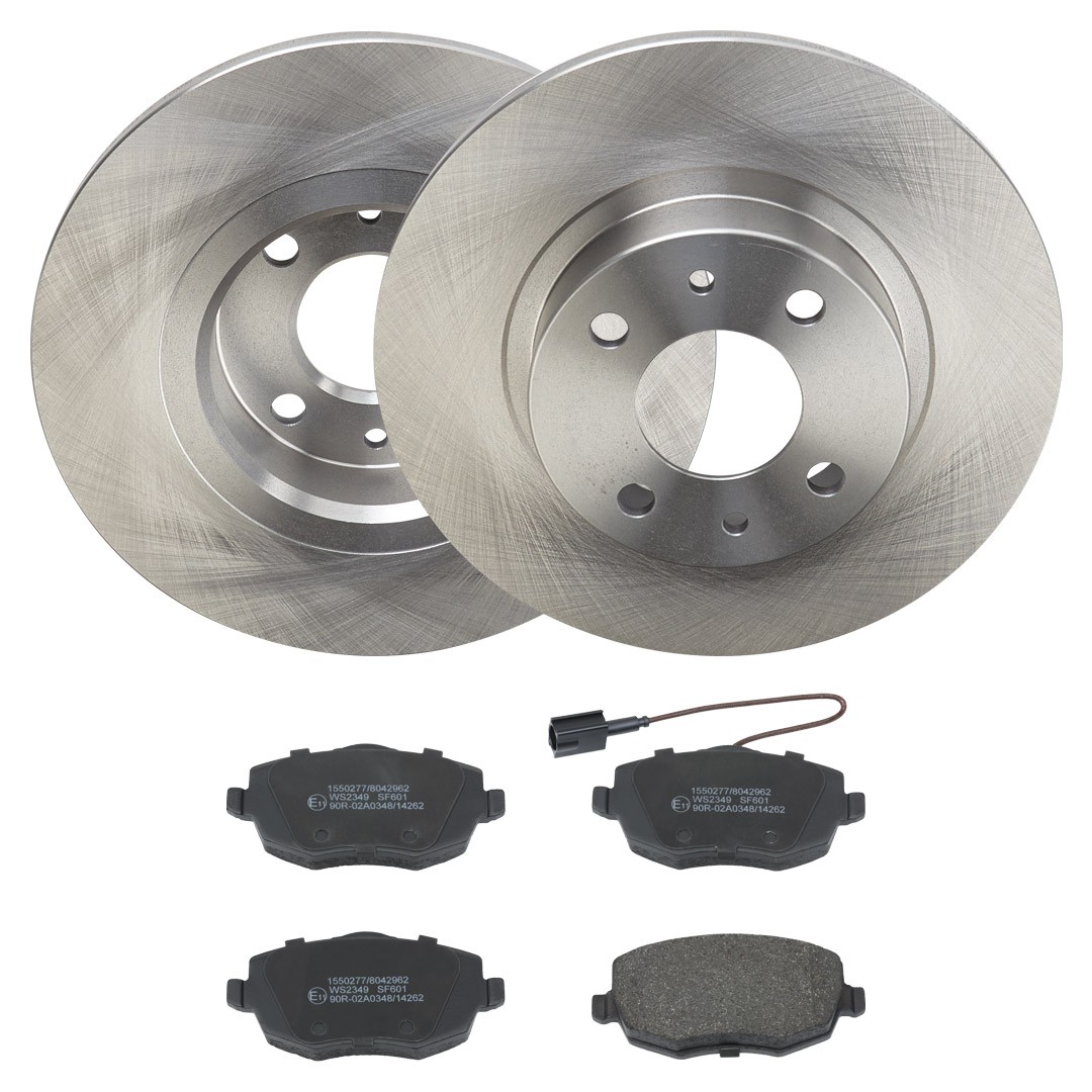 RIDEX Brake discs and pads set 3405B1628 Lancia YPSILON RIDEX brake discs and pads 3405B1628