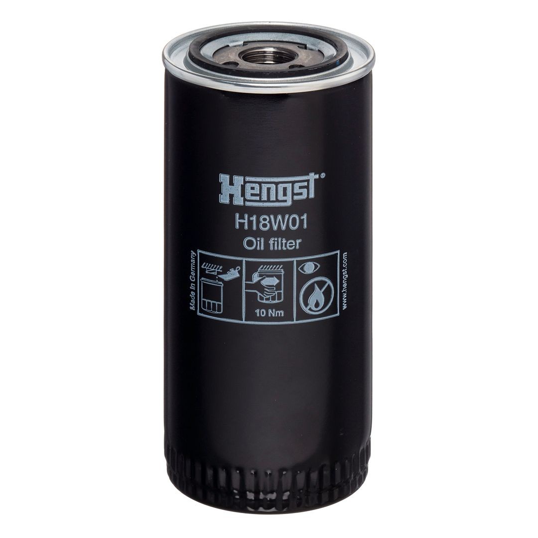 HENGST FILTER Oliefilter H18W01 Oliefilter HENGST FILTER BORA H18W01 goedkoop