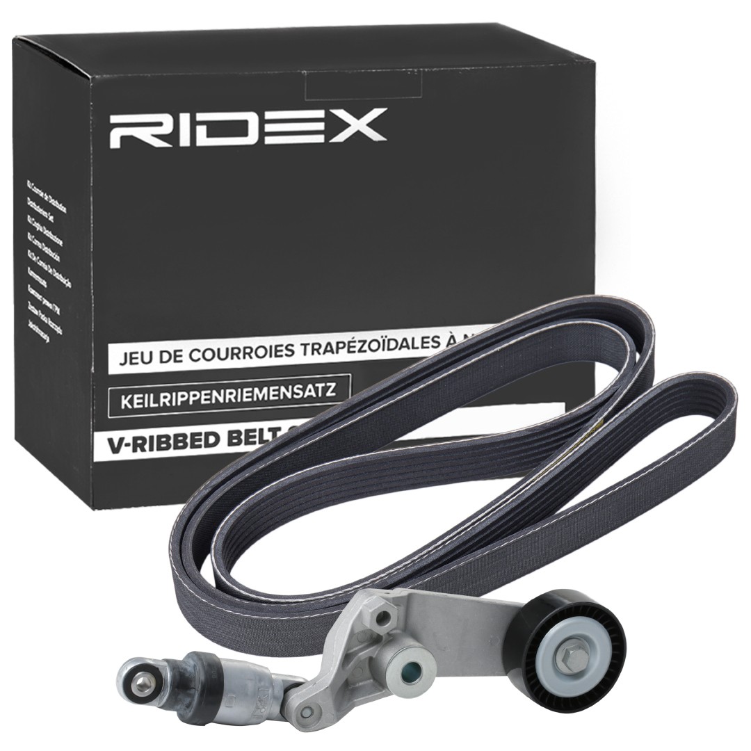 RIDEX Ozubený klinový remeň - Sada 542R0865 542R0865 Sada klinového rebrovaného remena TOYOTA PROACE RIDEX