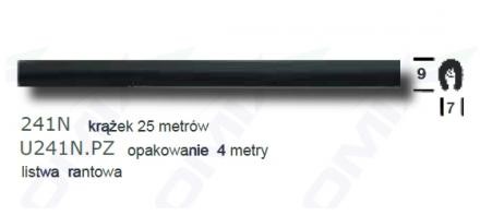 ROMIX Guarnizione portiera 241N ROMIX 241N Modanatura portiera Chevrolet CORVETTE originali