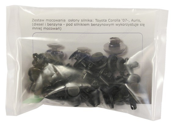ROMIX Fästdetalj, motorkåpa 90218 ROMIX 90218 motorskydd Yaris III Sedan (X150) pris