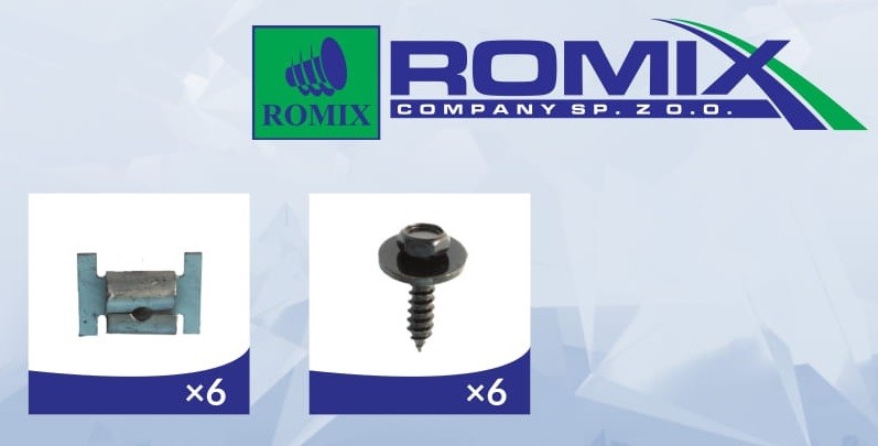 ROMIX Elemento fissaggio, Copertura motore 90243 ROMIX 90243 Protezione sottoscocca / motore Opel Vectra A prezzo