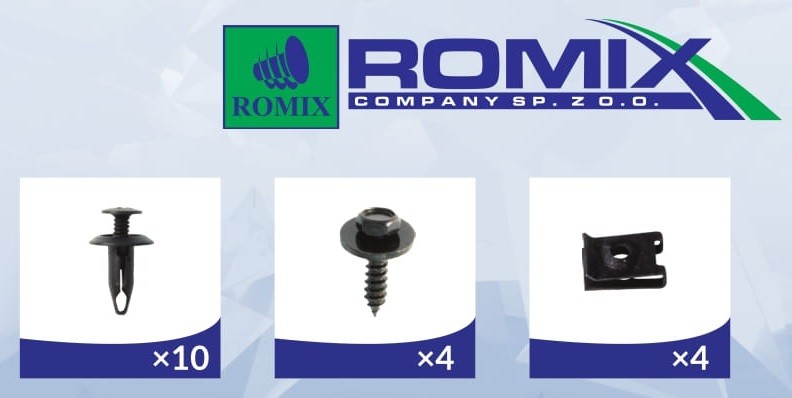 ROMIX Inderskærm 91008 91008 ROMIX Inderskærm Skoda billig