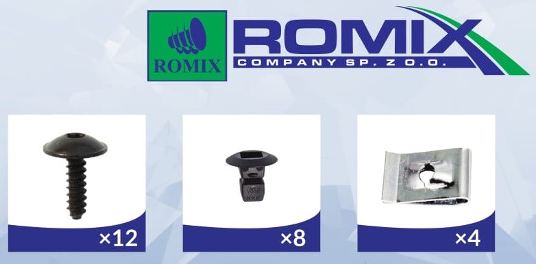 ROMIX Modderkuip 91015 ROMIX 91015 Wielkast bekleding Skoda Roomster 5j goedkoop