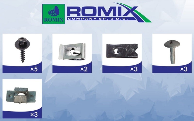 ROMIX Montagesatz, Stoßfänger 92000 Stoßstangenhalter ROMIX 504 92000 günstig