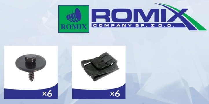 ROMIX Σετ τοποθέτησης, προφυλακτήρας 92003 Στήριγμα, προφυλακτήρας Mercedes-Benz W460 92003 ROMIX