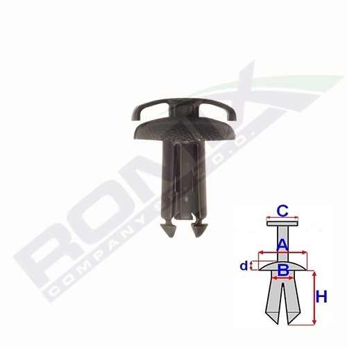 ROMIX Clipssats, karosseri C70505 C70505 ROMIX kåpa, dimljus Volvo C70