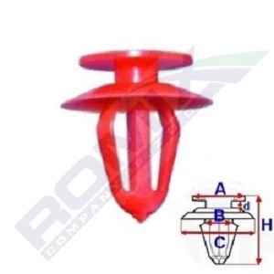 ROMIX Clip, Zier- / Schutzleiste 603012 Clip, Zier- / Schutzleiste ROMIX 603012 Opel Astra F Türen Kosten