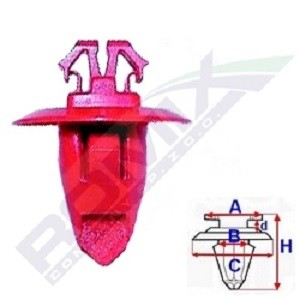 ROMIX Klips, pynte- / beskyttelseslist 80105 ROMIX 80105 originale Beskyttelseslist CADILLAC CTS pris