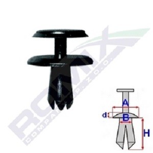 ROMIX Ekspansionsnitte A82009 A82009 Forkofanger-stiver og bagkofanger-stiver MERCEDES-BENZ SL ROMIX
