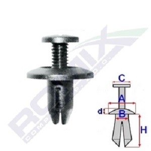 ROMIX Clip, list B14696 ROMIX B14696 dörrlister FIAT CROMA