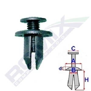 ROMIX Clip, Zier- / Schutzleiste B14697 ROMIX B14697 Zierleiste Civic III Kosten