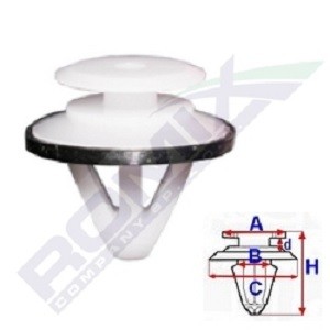 Clip, list ROMIX B23162 ROMIX B23162: Lister Mazda 2 2017
