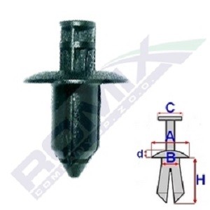 ROMIX Kiinnike B24649 ROMIX B24649 Kiinnike