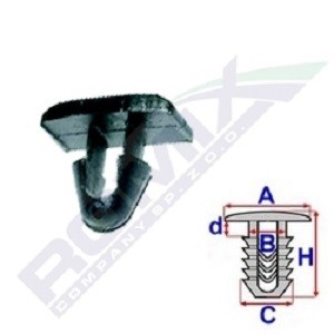 Clip, Fregio / Modanatura protettiva ROMIX B25364 ROMIX B25364 costo Modanatura Toyota 4 RUNNER 2009