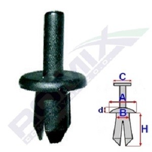 Clip, enjoliveur ROMIX B25678 ROMIX B25678: Baguette Volvo XC 90 2009