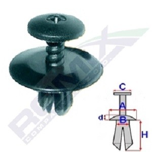 ROMIX Rivetto C10130 prezzo Supporto paraurti BMW 111 C10130 ROMIX