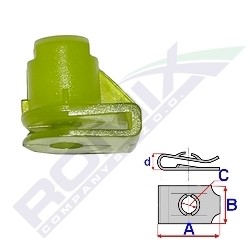 ROMIX Clip, enjoliveur C60099 Enjoliveur de porte ROMIX ANTARA C60099 pas cher