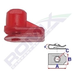 ROMIX Klips, pynte- / beskyttelseslist C60100 ROMIX C60100 Klips, pynte- / beskyttelseslist