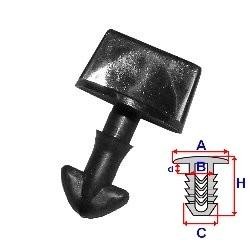 ROMIX Klips, pynte- / beskyttelseslist C60155 ROMIX C60155 Dørlister Citroen Berlingo MF pris