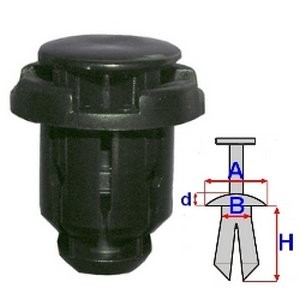 Clip, Zier- / Schutzleiste ROMIX C60363 ROMIX C60363 SUZUKI SWIFT 2024 Zierleiste
