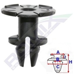 Clip, list ROMIX C60410 ROMIX C60410: Dörrlister BMW X1 2014
