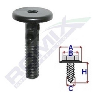 Clip, trim / protective strip ROMIX C60411 ROMIX C60411 2025 BMW X1 door trim replacement