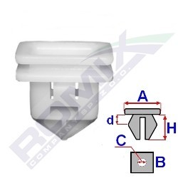 ROMIX Schubladenblende C60446 ROMIX C60446 Schubladenblende