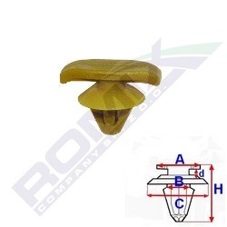 ROMIX Κλιπ, διακοσμητική / προστατευτική λωρίδα C60452 ROMIX C60452 Φάσα πόρτας Felicia I Combi (6U5) γνήσια τιμες